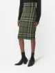 Burberry falda a cuadros tipo jacquard