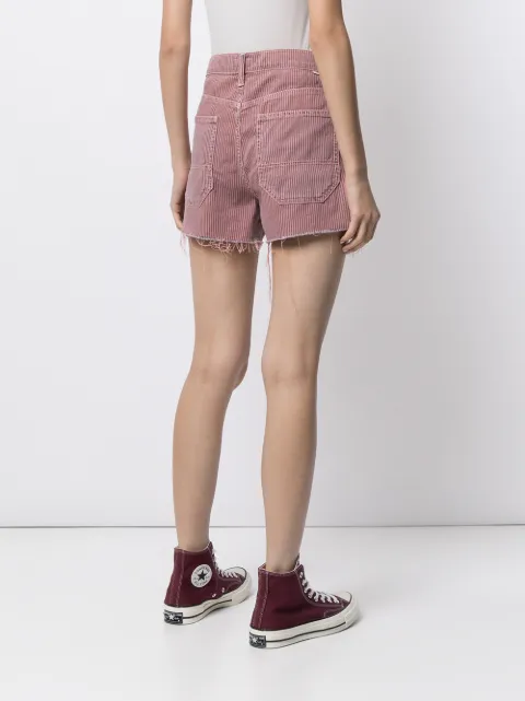 MOTHER frayed-hem Corduroy Shorts 