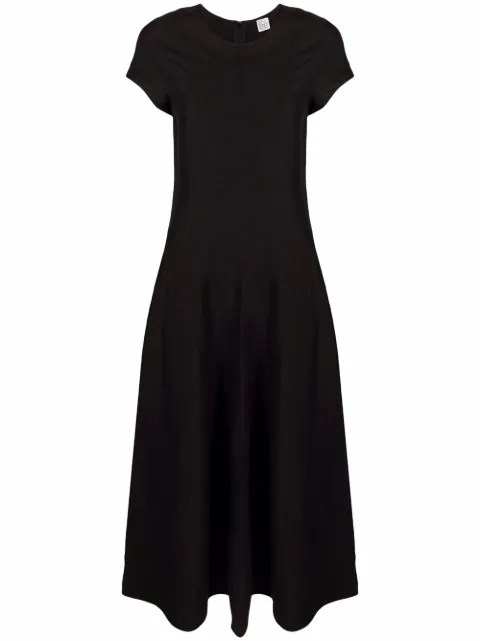 toteme stretch linen dress