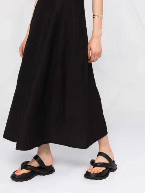 toteme stretch linen dress