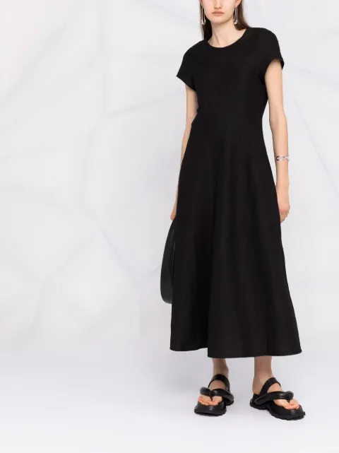 toteme stretch linen dress