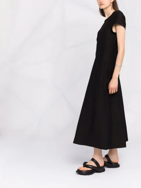 toteme stretch linen dress