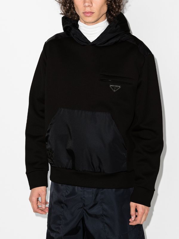 prada nylon hoodie