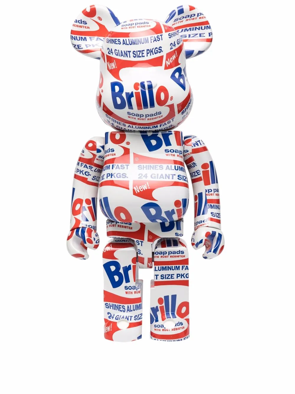 

Medicom Toy figura coleccionable Andy Warhol 1000% de Medicom Toy x Be@rbrick - Blanco