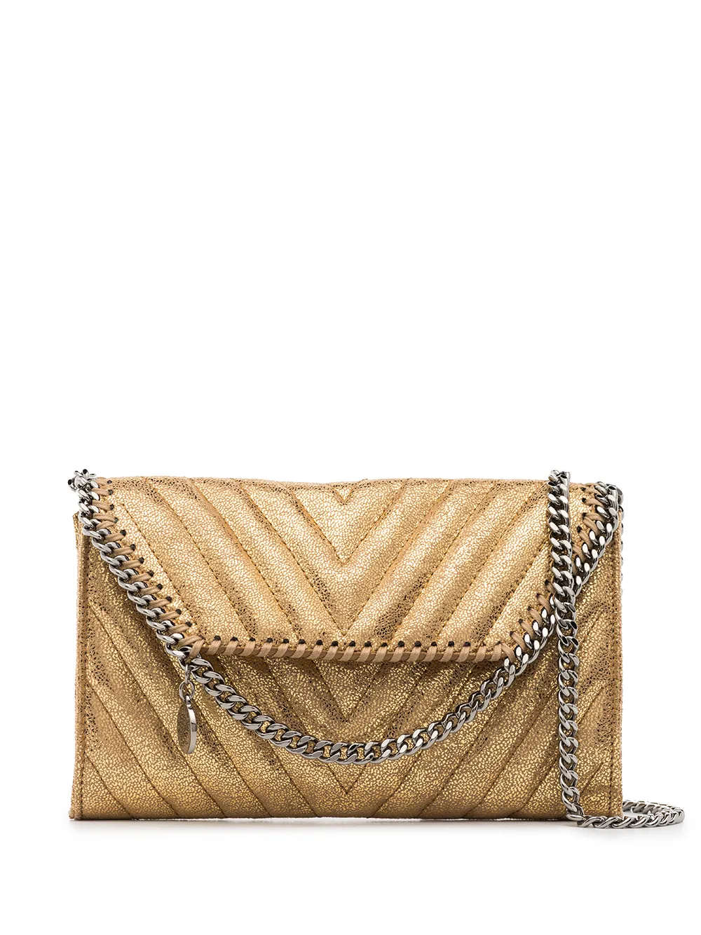 Stella McCartney Falabella chevron-quilting Crossbody Bag - Farfetch