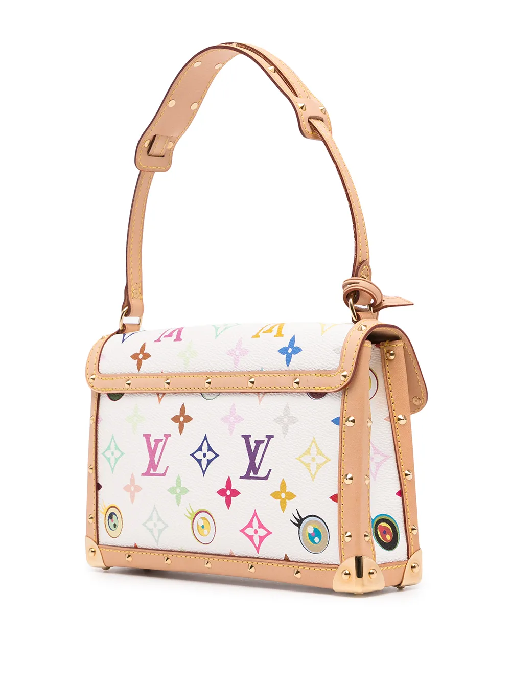 Louis Vuitton Auténtico Cuero Epi Rosa Espejo Espejo Llavero Bolso Dije  Auténtico