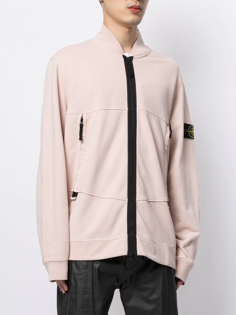 фото Stone island бомбер с нашивкой-логотипом