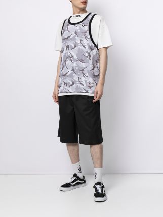 graphic-print vest top展示图