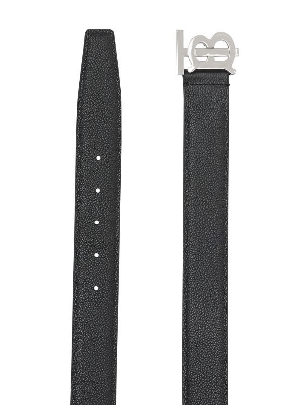 Burberry Double B Buckle Leather Belt - Farfetch