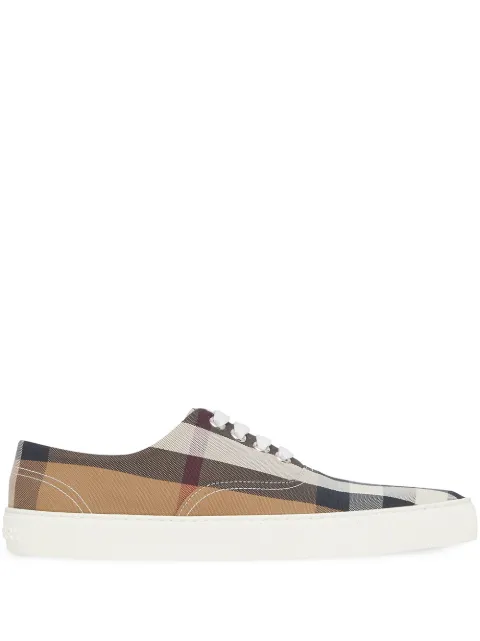 Burberry check-print sneakers