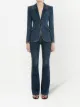 Image 2 of Alexander McQueen fitted denim blazer