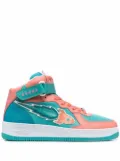 Enterprise Japan rocket patch high-top sneakers - Blue