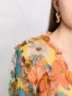 ZIMMERMANN Estella Minikleid mit Ballonärmeln