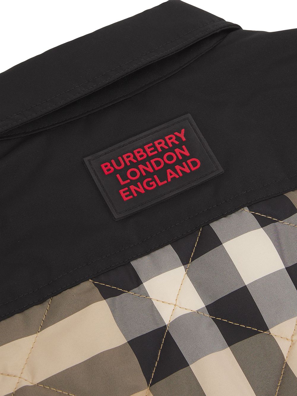 Shop Burberry Vintage Check-pattern Quilted Jacket In Neutrals