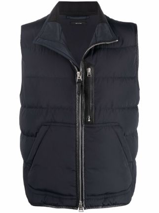 Shop TOM FORD padded gilet jacket with Express Delivery - FARFETCH