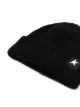 Golden Goose star patch ribbed beanie