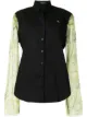 Image 1 of Raf Simons contrast-sleeve cotton shirt