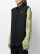Raf Simons contrast-sleeve cotton shirt