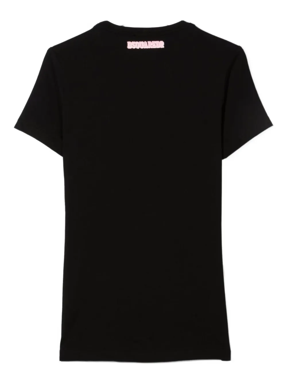 DSQUARED2 KIDS graphic-print cotton T-shirt Zwart