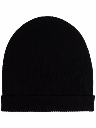Rick Owens black ribbed-knit wool 