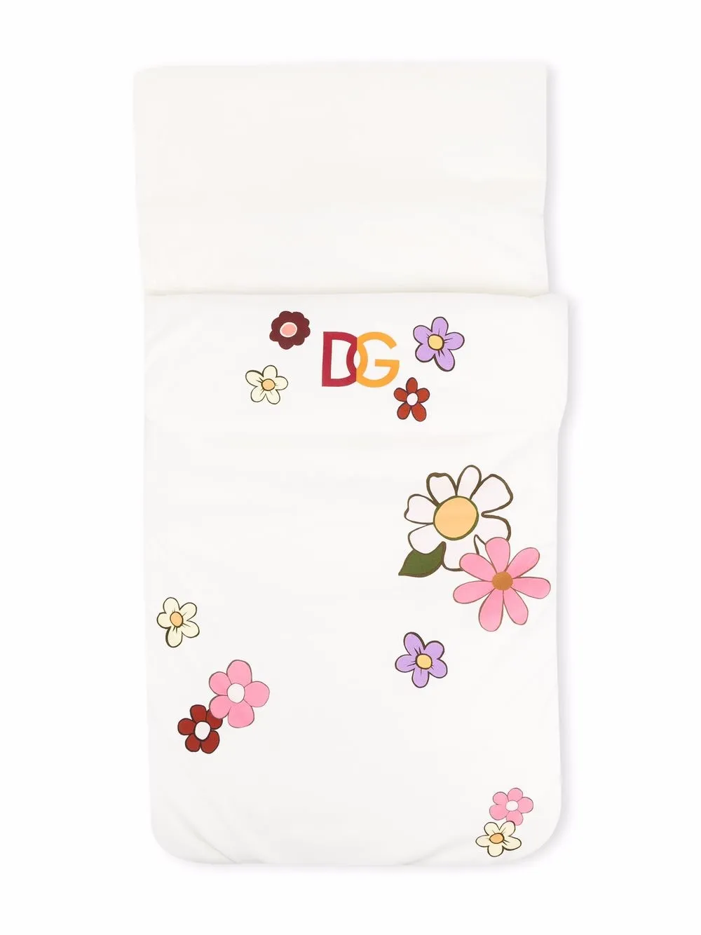 

Dolce & Gabbana Kids floral-print cotton sleep bag - Neutrals
