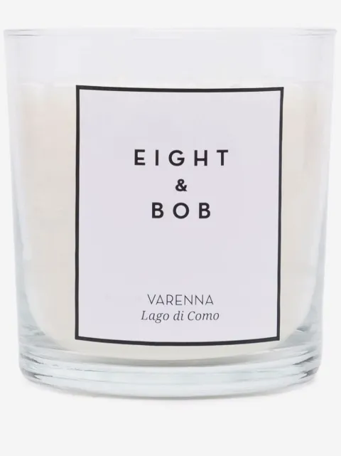 Eight & Bob Varenna wax candle and holder