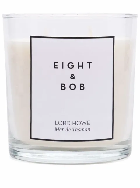 Eight & Bob Lord Howe wax candle and holder