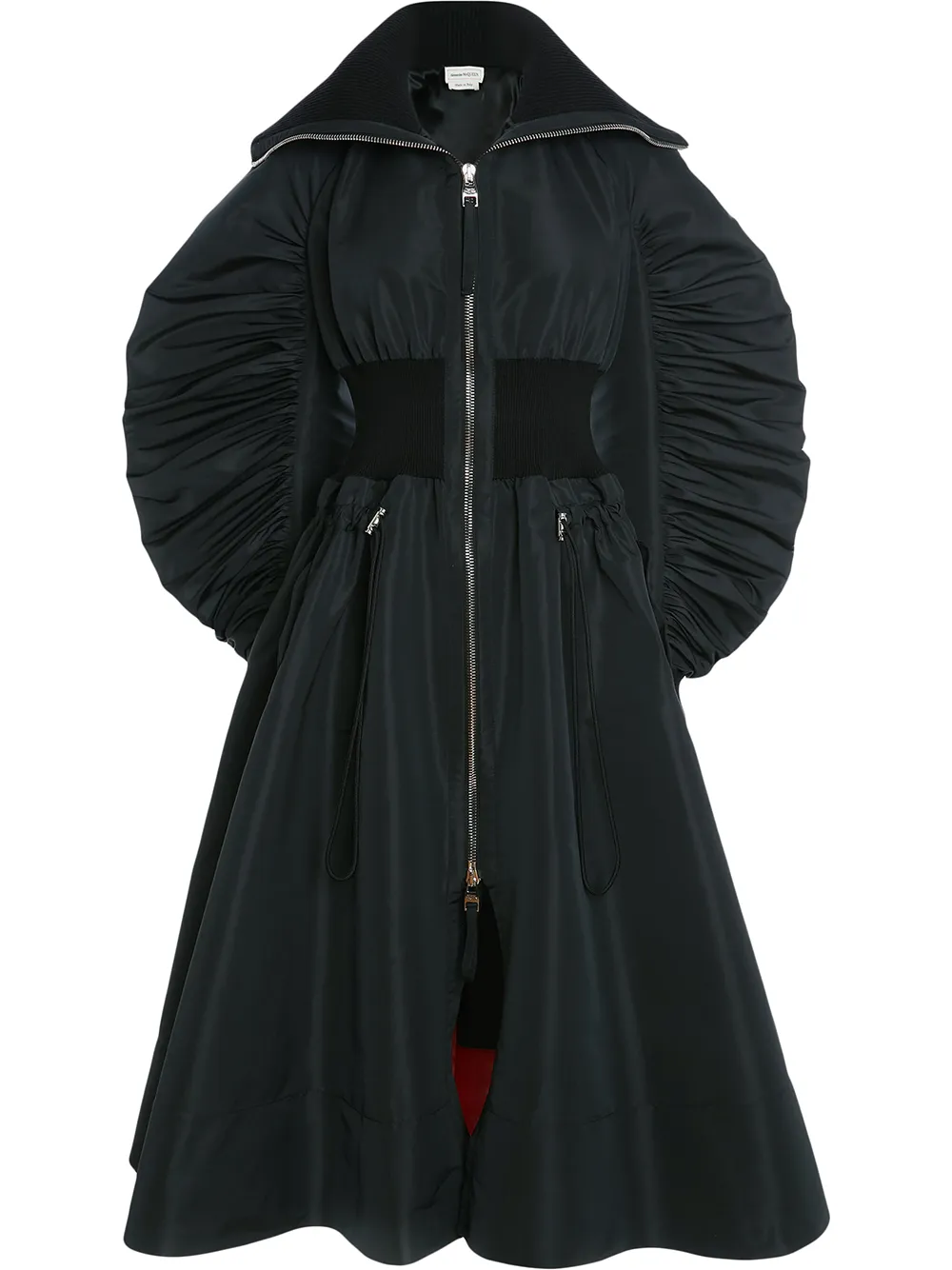 фото Alexander mcqueen платье миди hybrid bomber