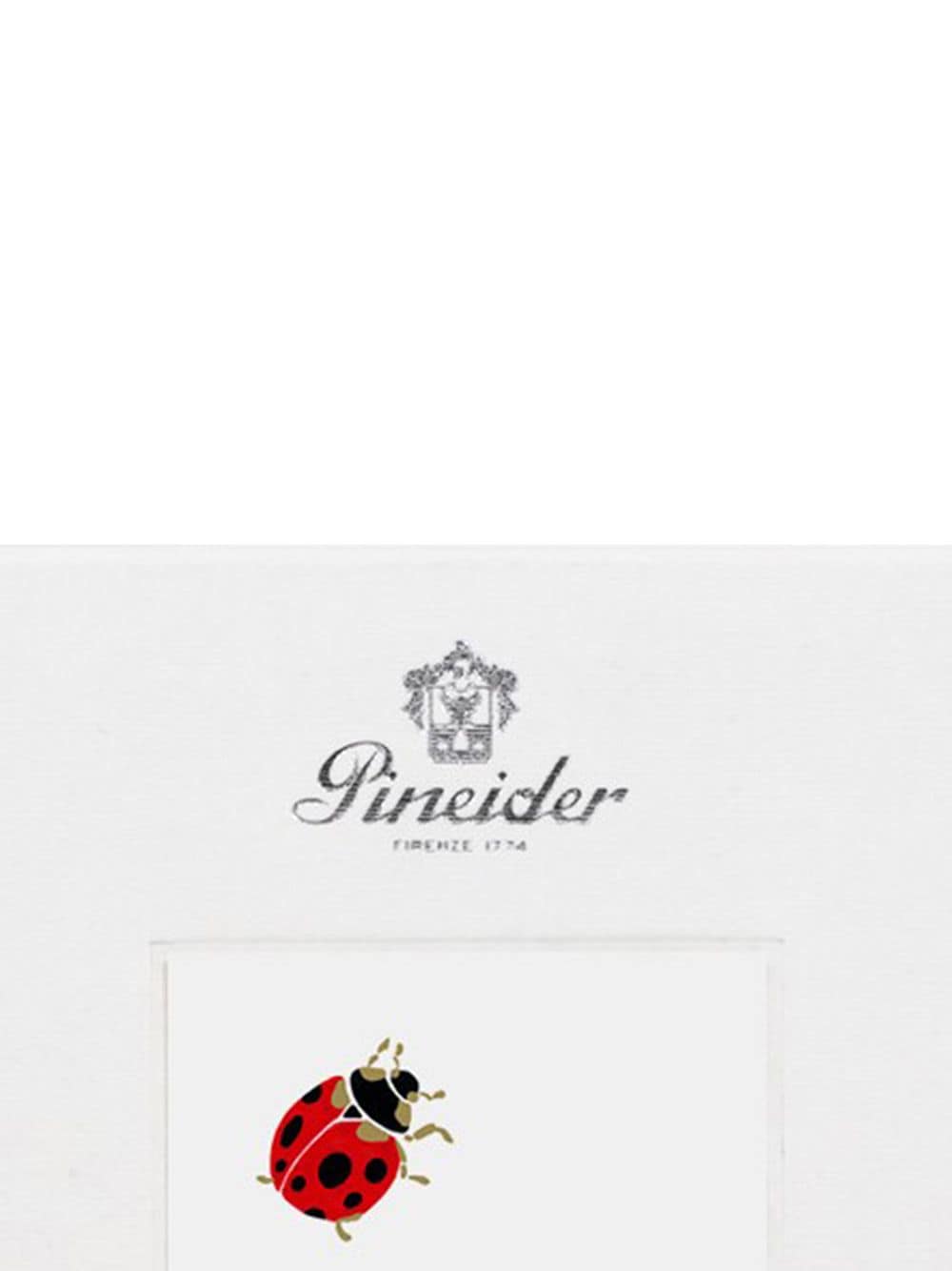 pineider bugs cards set of eight - white
