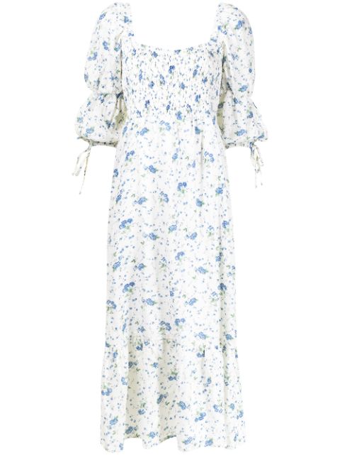 Shop Faithfull the Brand Marita floral-print midi dress with Express ...