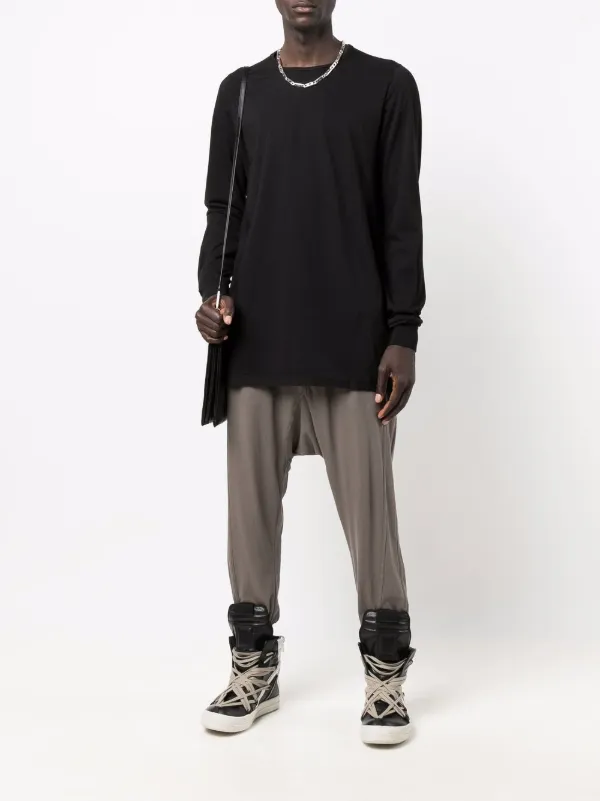Shop Rick Owens DRKSHDW Prisoner drawstring track pants with 