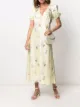 Image 2 of Self-Portrait floral-print V-neck dress