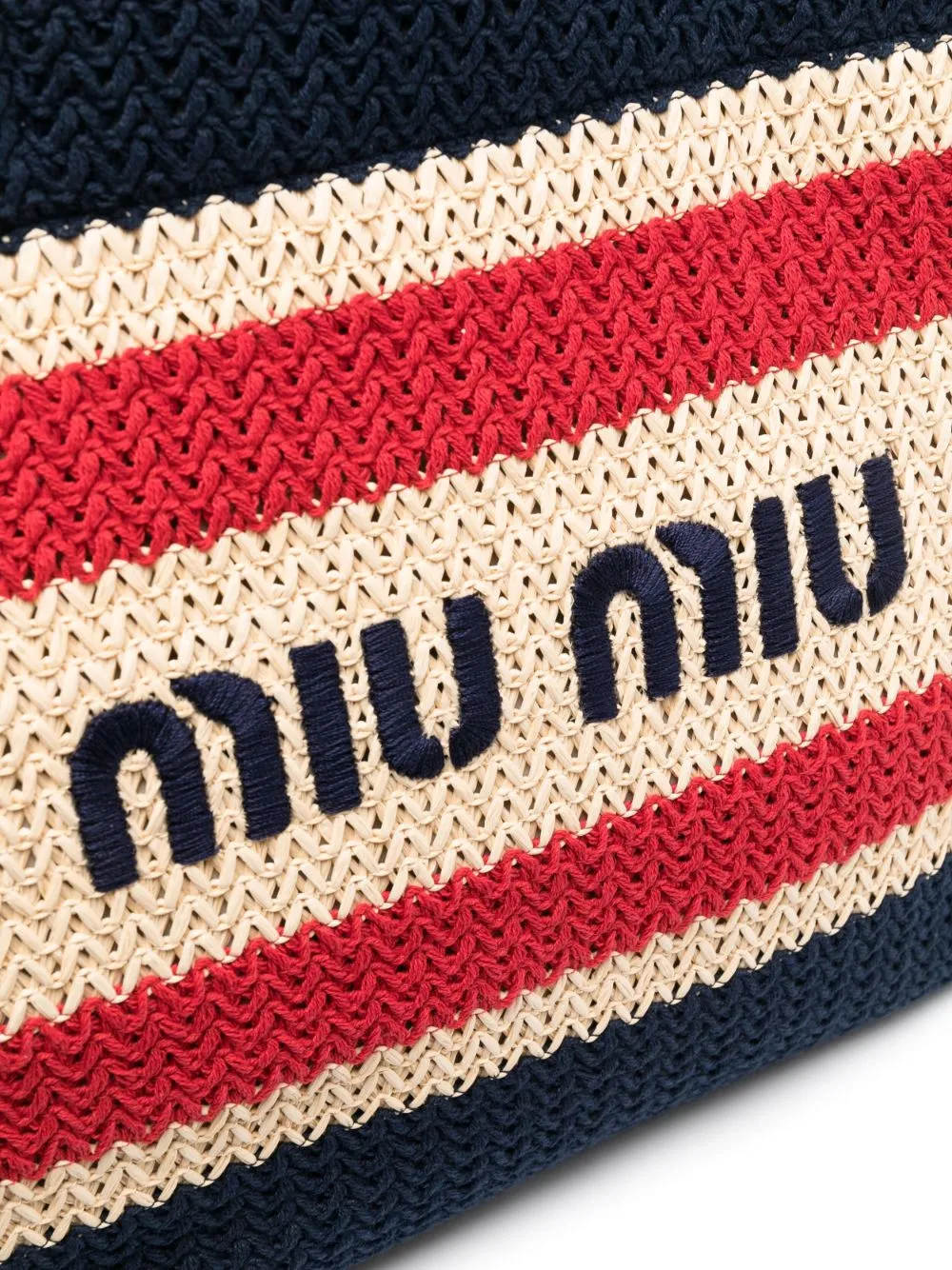 Rep Miu Miu logo-print tote bag Women