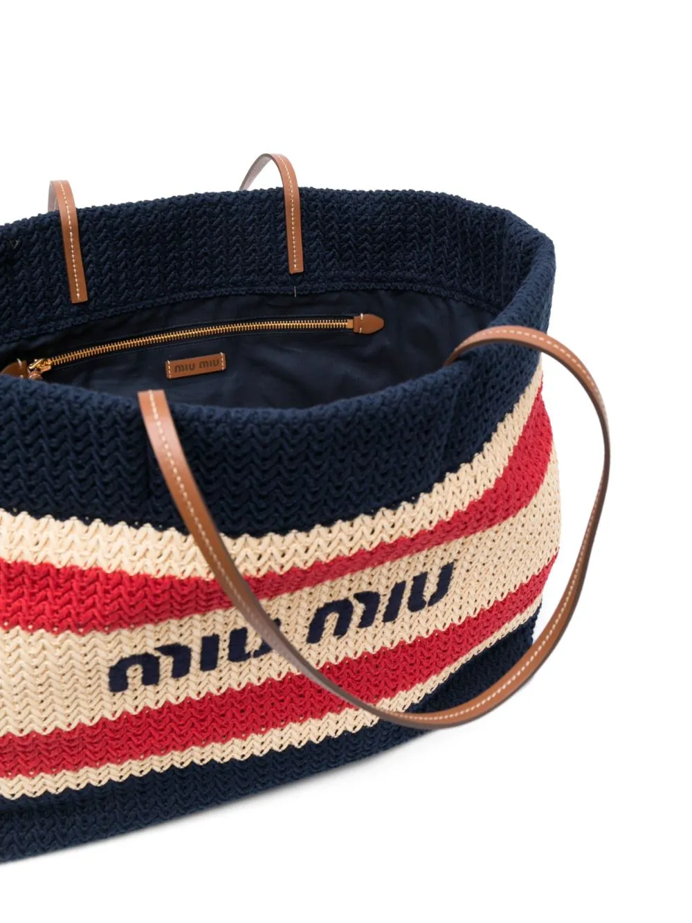 Rep Miu Miu logo-print tote bag Women