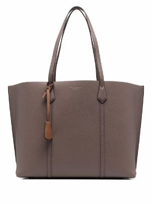Tory Burch Molly Raffia & PVC Tote - Brown Totes, Handbags
