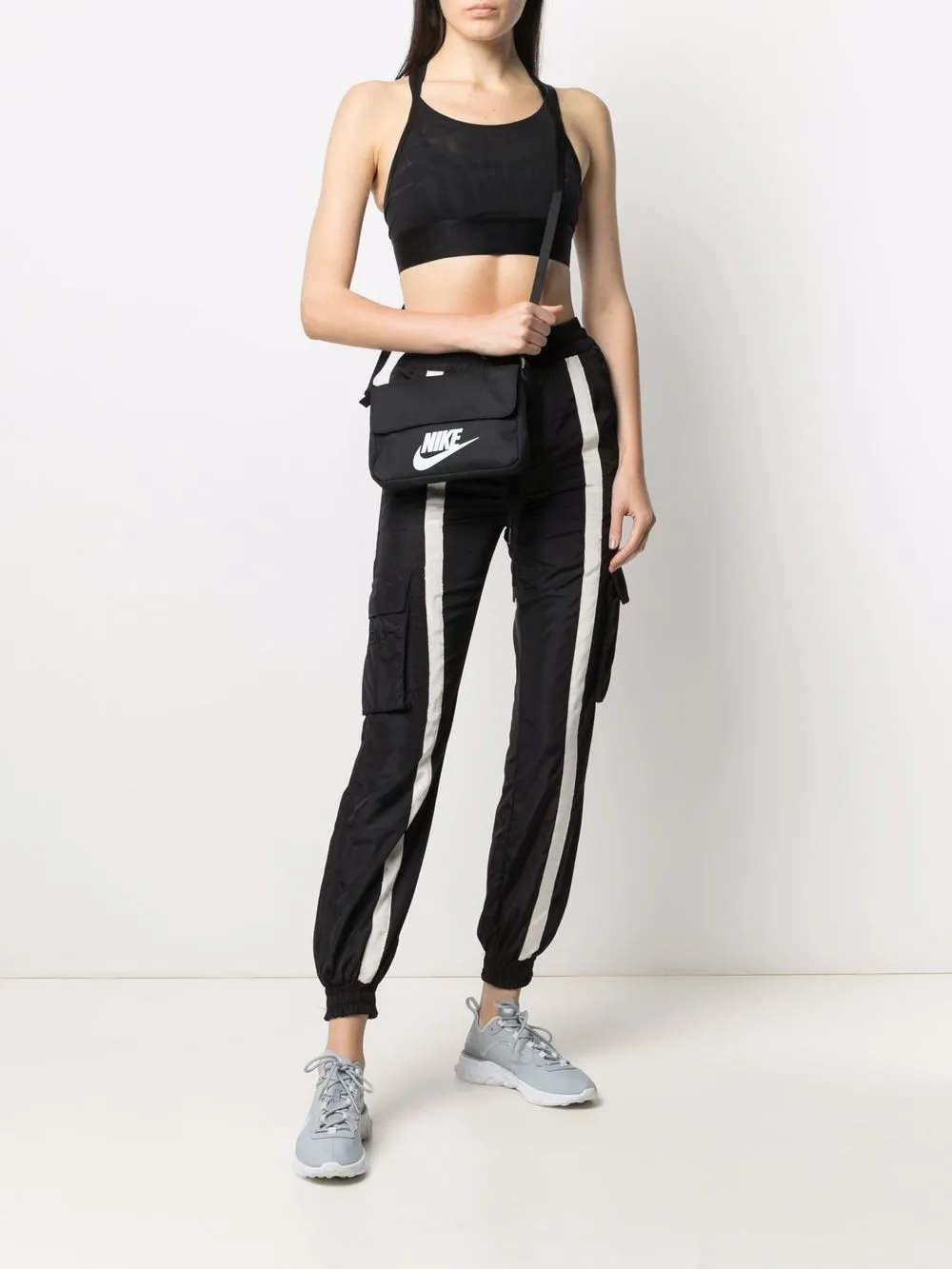 Nike Bolsa Satchel Con Logo Estampado Farfetch