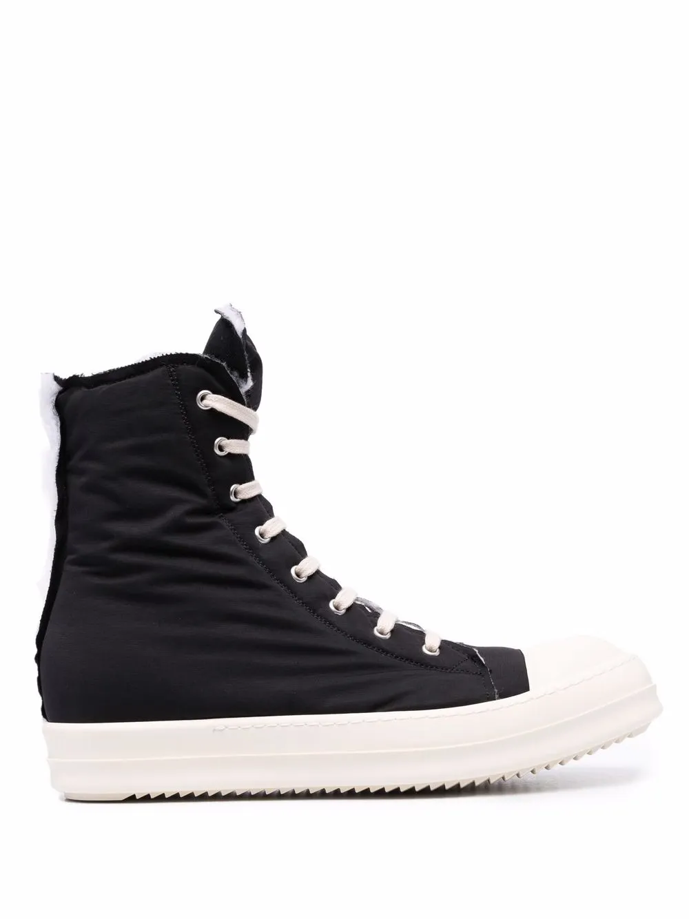 фото Rick owens высокие кеды из канваса