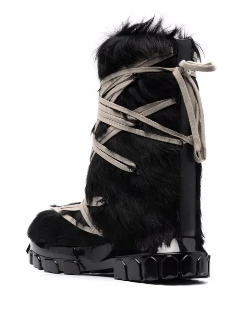 rick owens mega lace boots