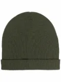 Rick Owens ribbed-knit wool beanie - Green