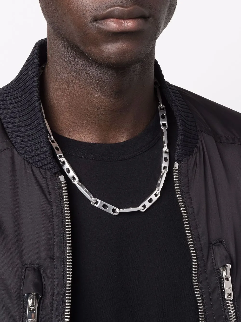 Rick owens chain necklace Silver-