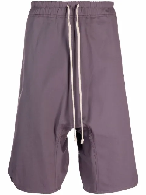 Rick Owens شورت برباط وحجر منسدل