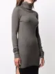 Rick Owens roll-neck ribbed-tube top