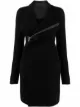 Image 1 sur Rick Owens manteau zippé à col montant