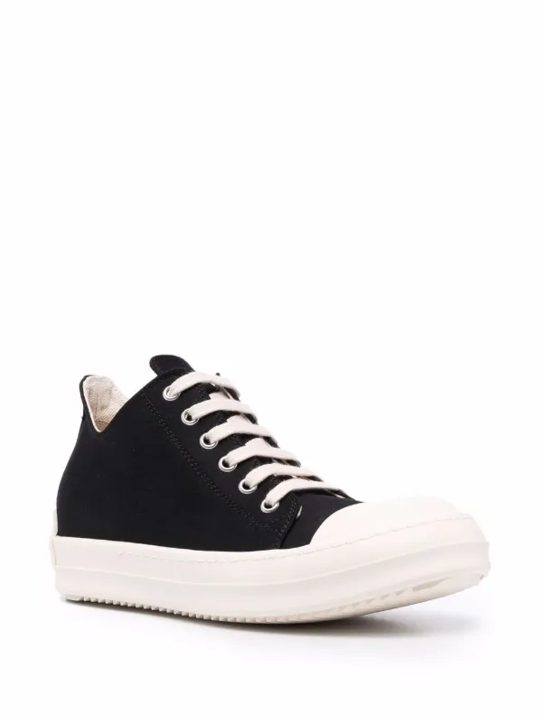 rick owens low canvas