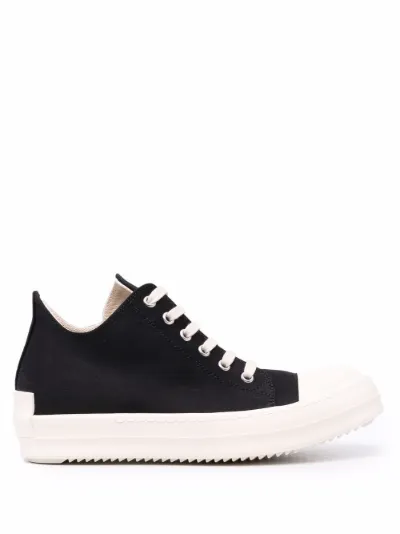 Rick Owens low-top canvas sneakers 