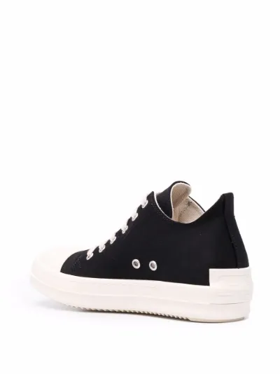 rick owens low canvas
