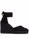 Castañer Carina espadrille wedges - Black