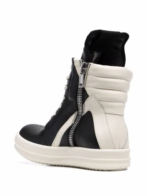 Shop Rick Owens Geobasket High Top Sneakers With Express Delivery Farfetch