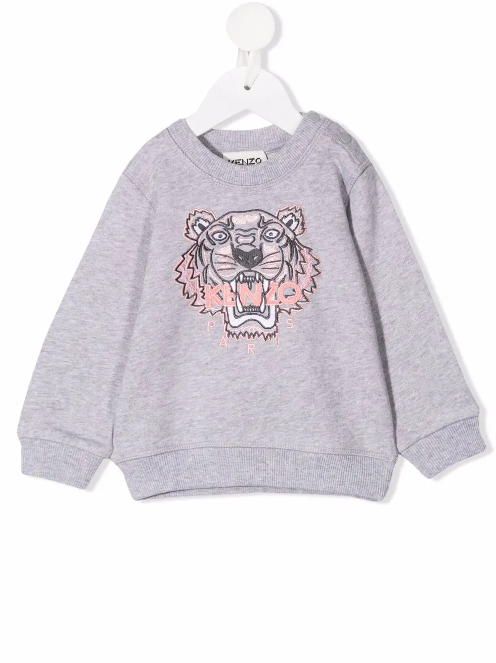 фото Kenzo kids толстовка с вышивкой tiger
