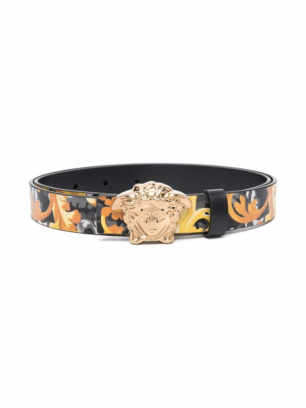 Versace Kids ремень с принтом Barocco